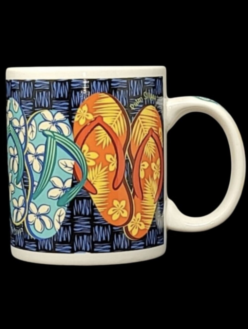 SLIPPER LINE DESIGNED IN HAWAII THE ISLANDER GROUP COFFEE MUG